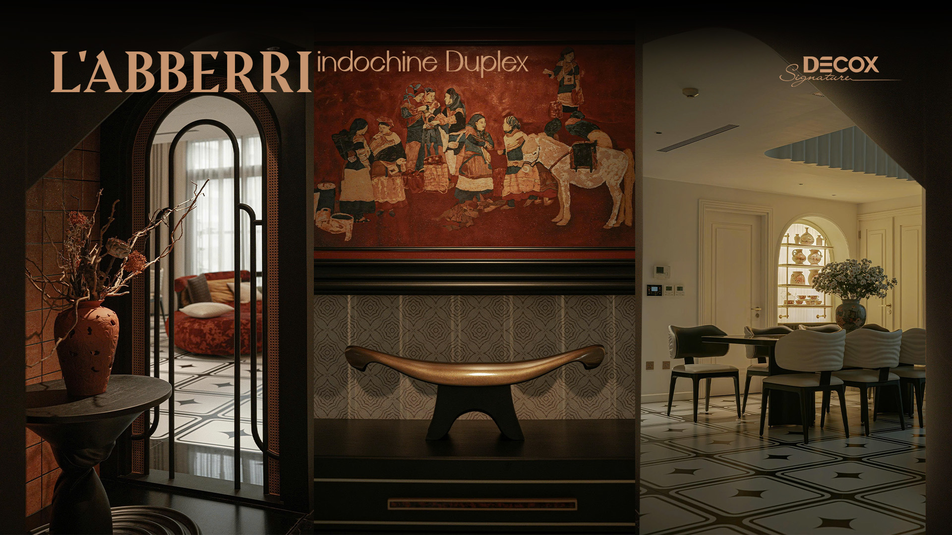 Thiết kế nội thất Labberri Idochine Duplex