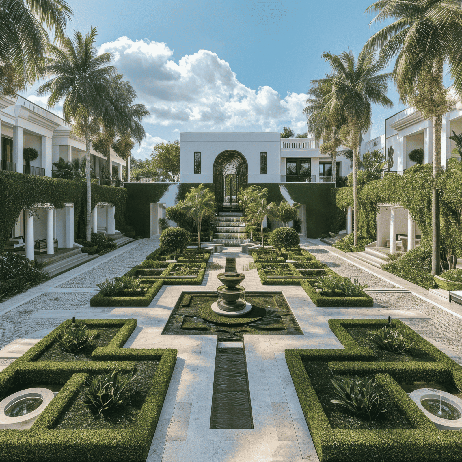 20+ Mẫu thiết kế sân vườn tân cổ điển đẹp, sang trọng chuẩn hoàng gia