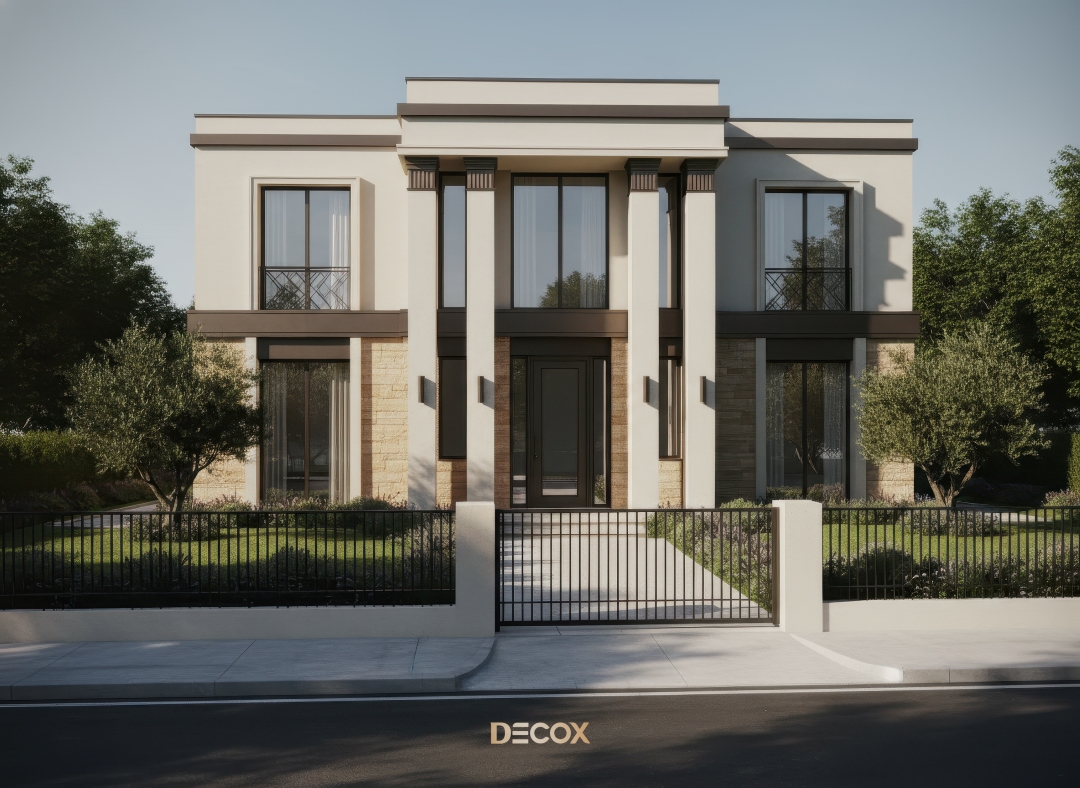 biệt thự 2 tầng tân cổ điển