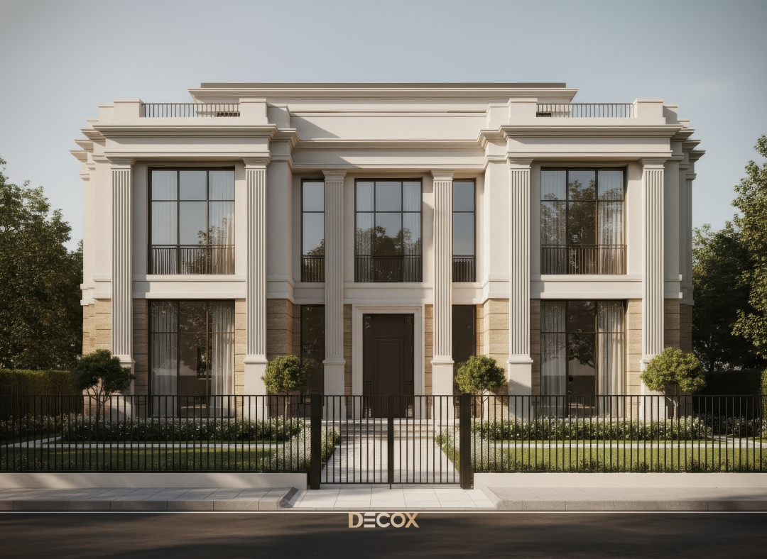 biệt thự 2 tầng tân cổ điển