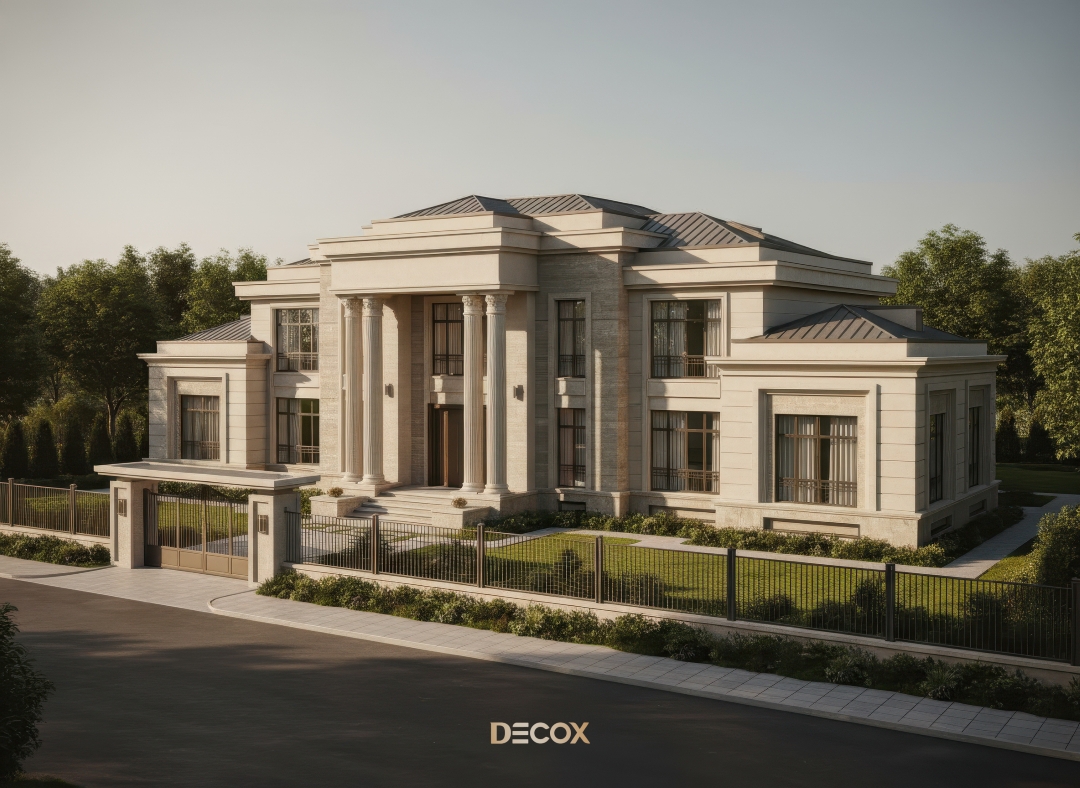 biệt thự tân cổ điển kiểu pháp