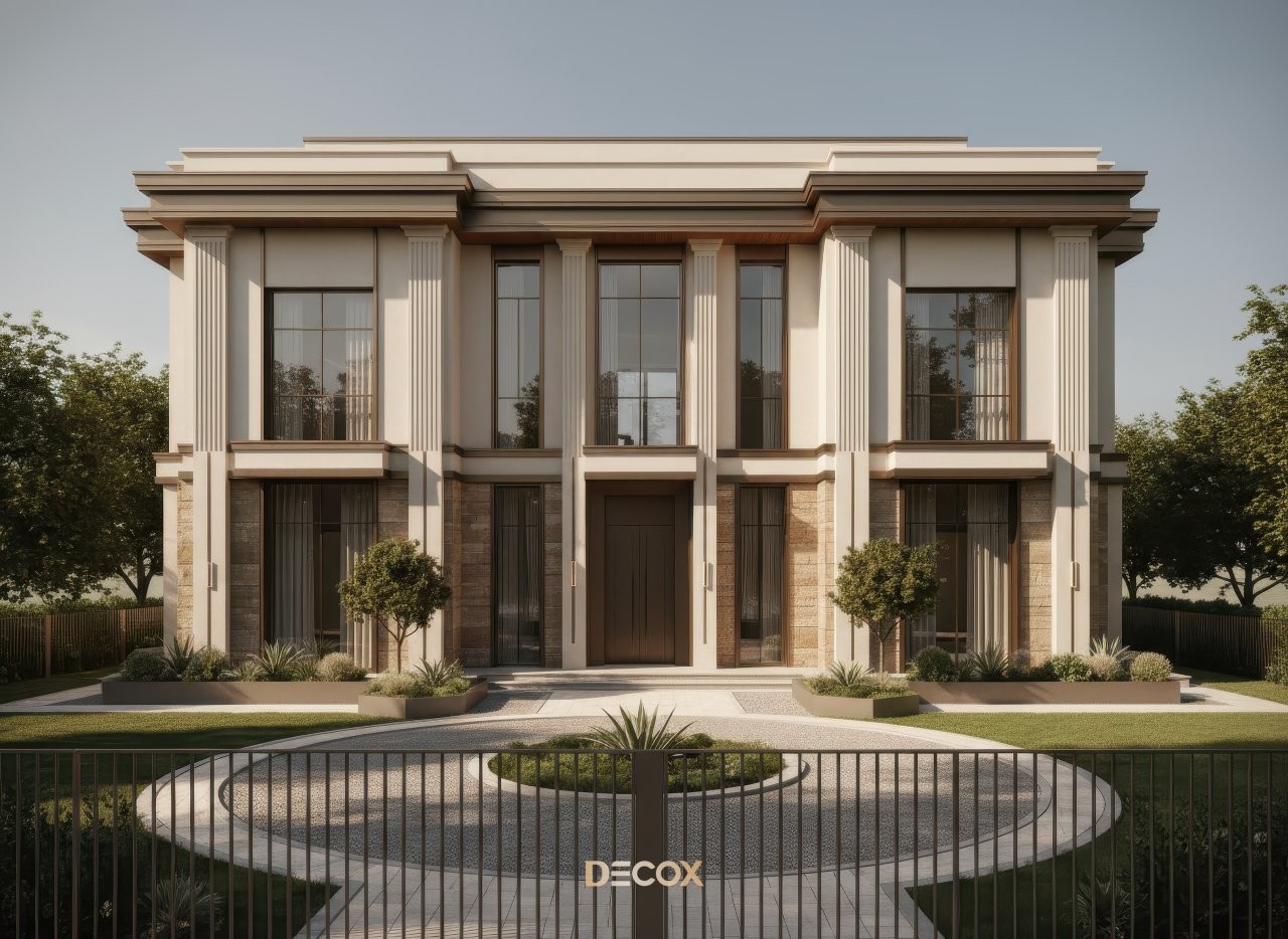 nhà biệt thự mái nhật 2 tầng