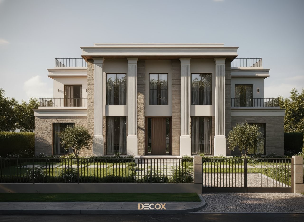 nhà biệt thự 2 tầng hiện đại