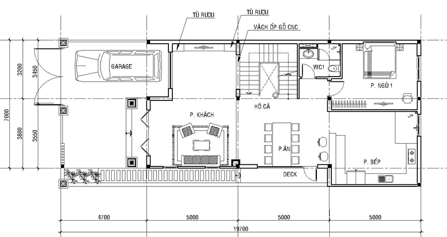 Tuyển tập TOP 10 Mẫu mặt bằng biệt thự 1 tầng đẹp, tiện nghi 2024