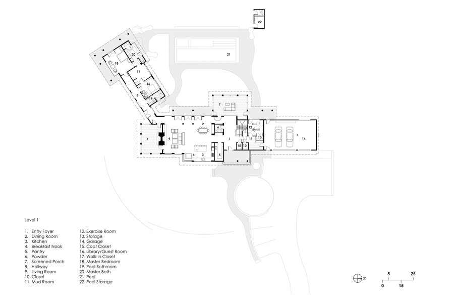 Tuyển tập TOP 10 Mẫu mặt bằng biệt thự 1 tầng đẹp, tiện nghi 2024