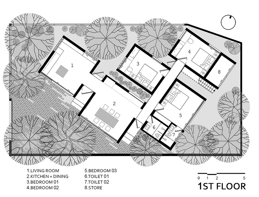 Tuyển tập TOP 10 Mẫu mặt bằng biệt thự 1 tầng đẹp, tiện nghi 2024