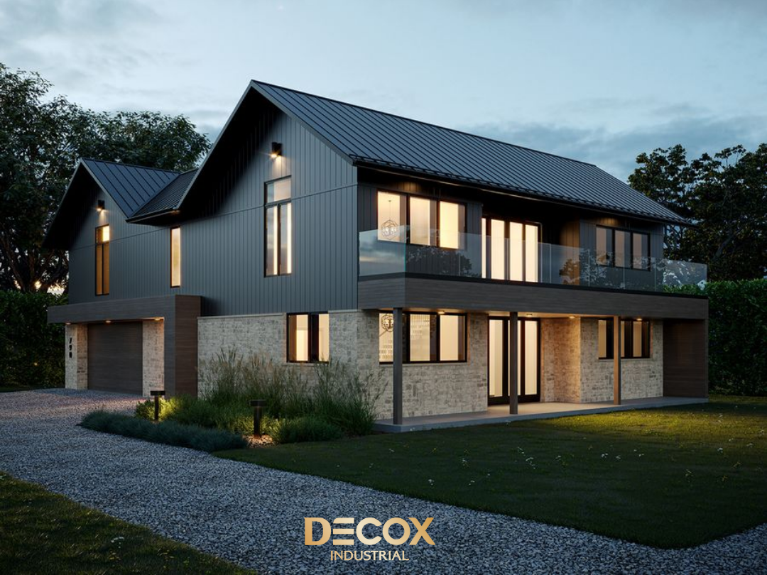 nhà mái thái 2 tầng hiện đại