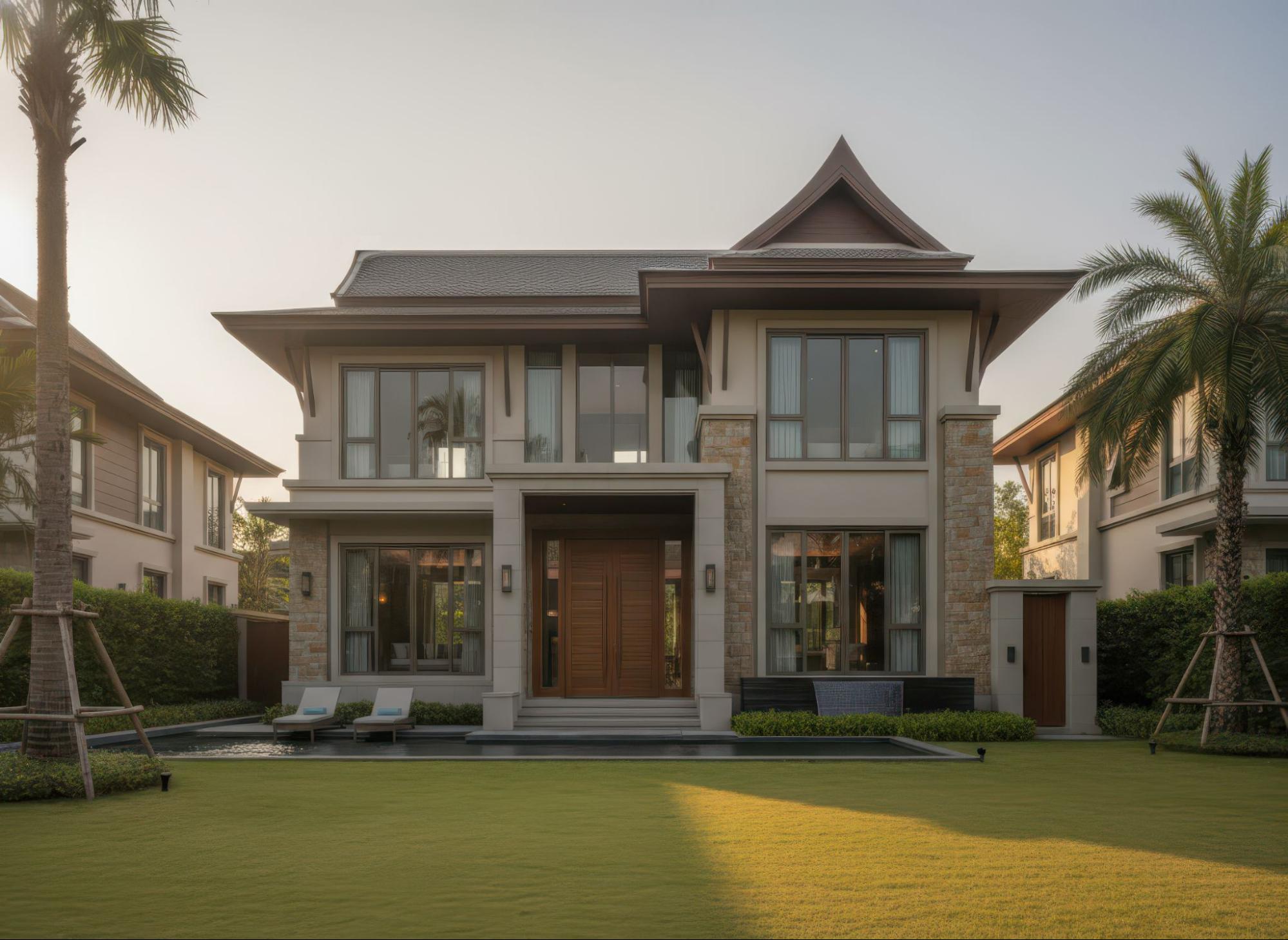 nhà mái thái 2 tầng hiện đại(10)