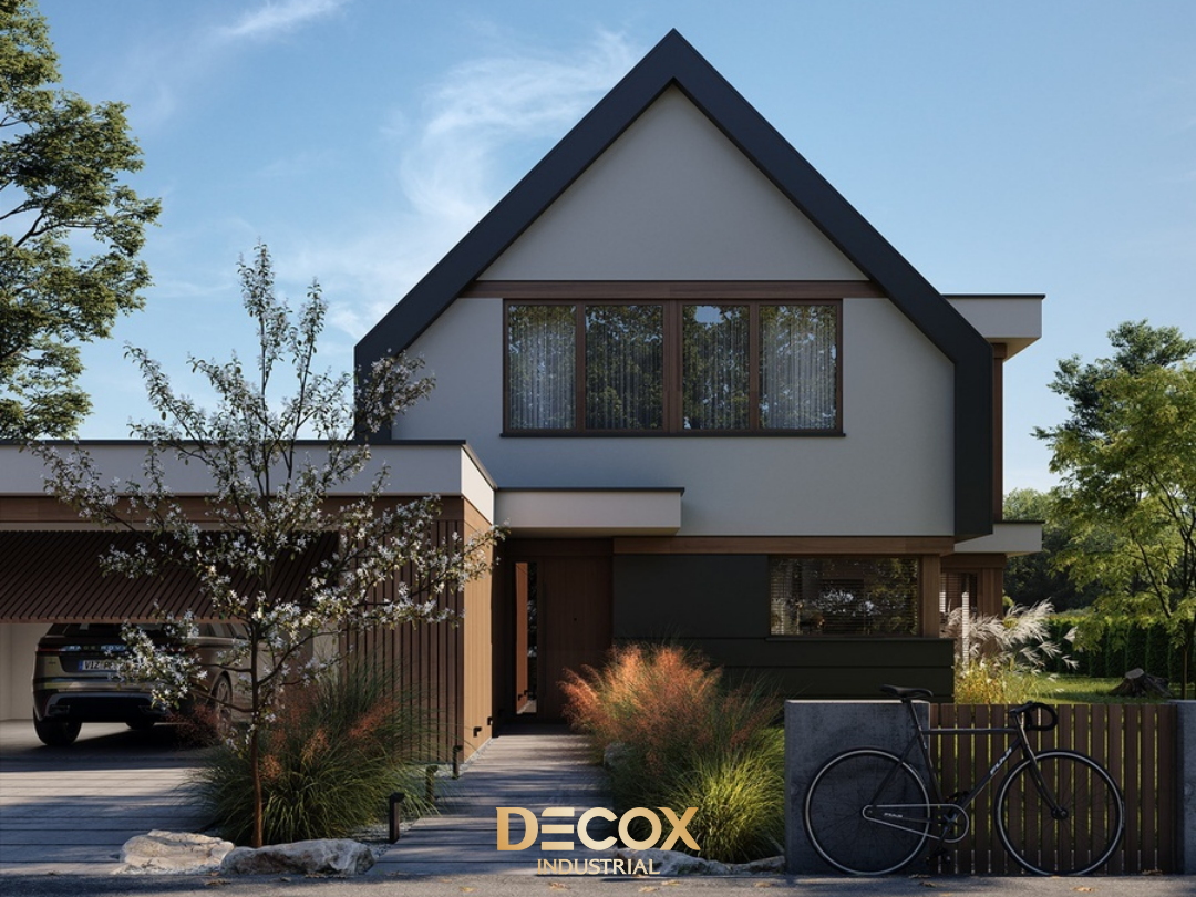 mẫu nhà mái thái 2 tầng 4 phòng ngủ