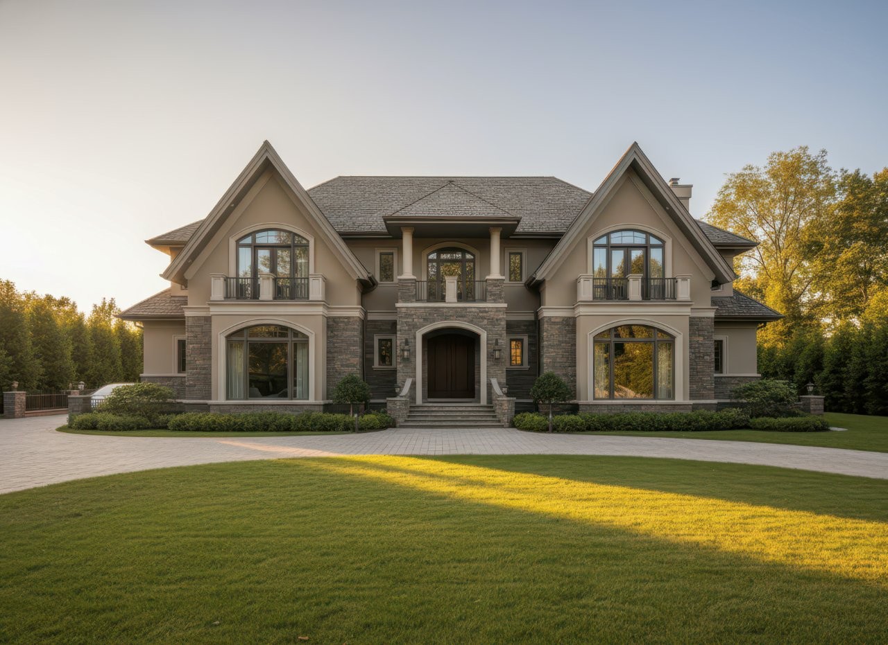 nhà mái thái 2 tầng 4 phòng ngủ