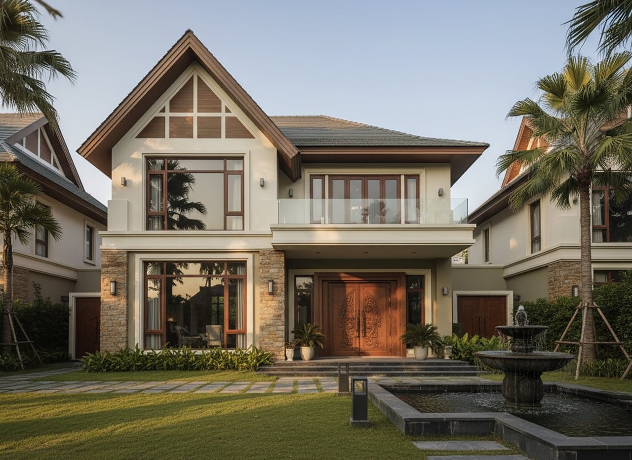 nhà 2 tầng mái thái 100m2 (3)