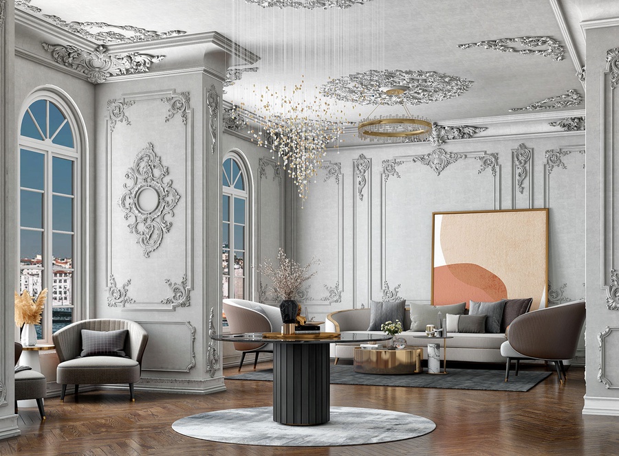Phong cách tân cổ điển – Xu hướng thiết kế sang trọng và đẳng cấp