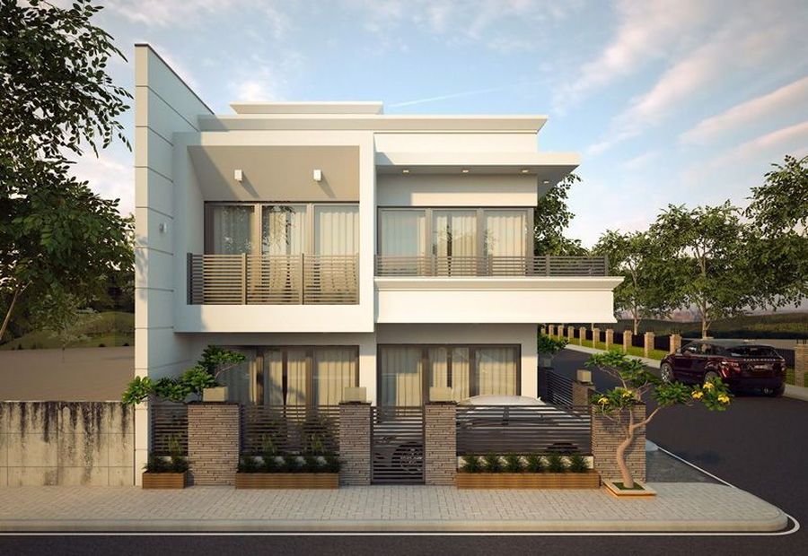 30+ Mẫu nhà phố 2 mặt tiền đẹp, hiện đại đón đầu xu hướng thiết kế 2023