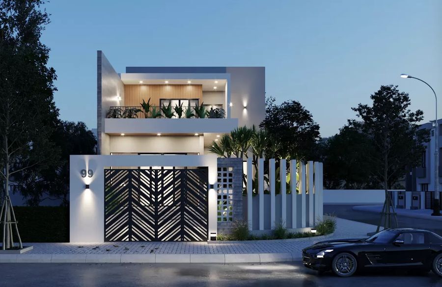 30+ Mẫu nhà phố 2 mặt tiền đẹp, hiện đại đón đầu xu hướng thiết kế 2023