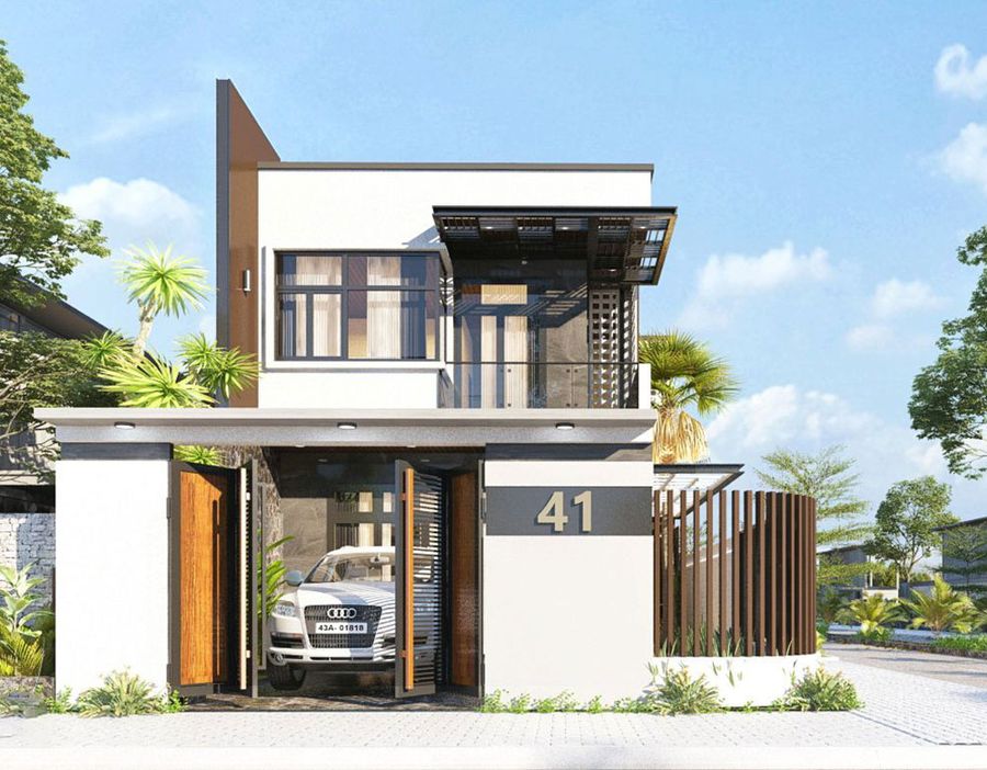 30+ Mẫu nhà phố 2 mặt tiền đẹp, hiện đại đón đầu xu hướng thiết kế 2023