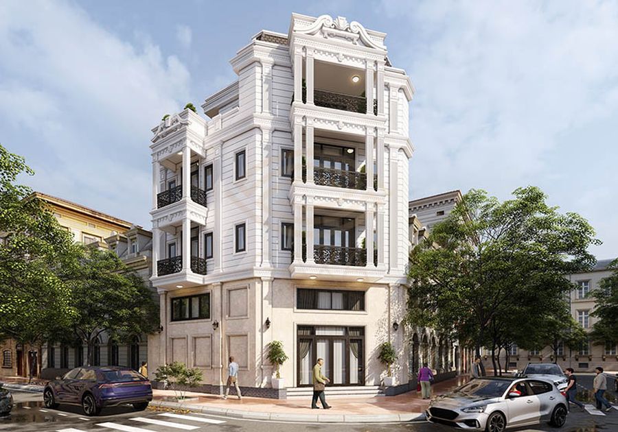 30+ Mẫu nhà phố 2 mặt tiền đẹp, hiện đại đón đầu xu hướng thiết kế 2023