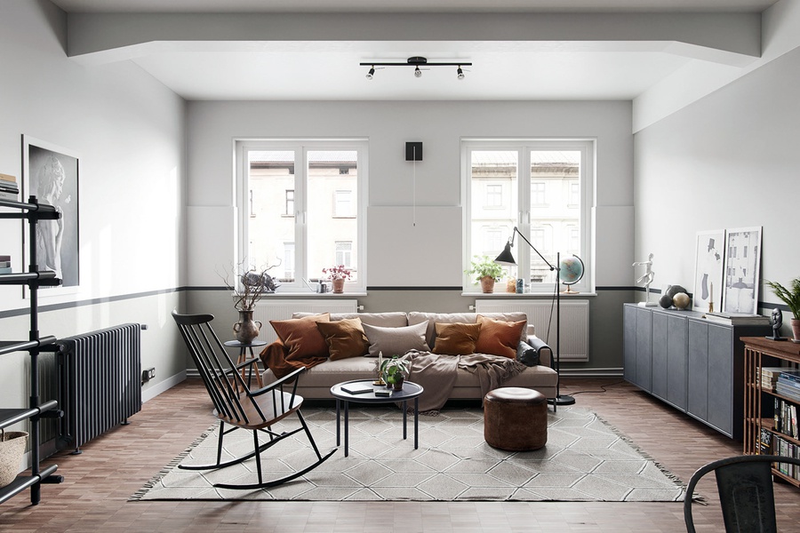 30+ Mẫu thiết kế phòng khách phong cách Bắc Âu - Scandinavian đẹp