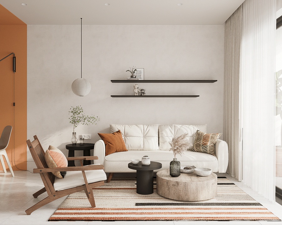 30+ Mẫu thiết kế phòng khách phong cách Bắc Âu - Scandinavian đẹp