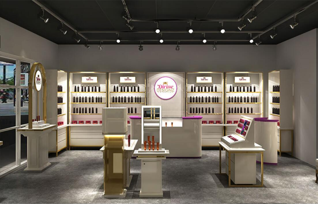 decor cửa hàng mỹ phẩm