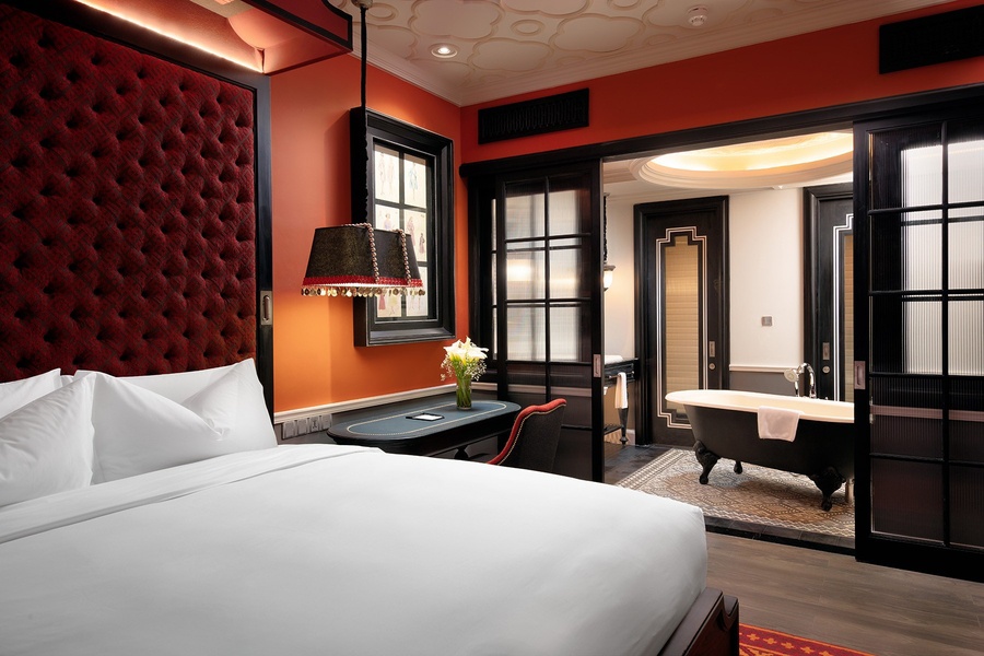 Tiêu chuẩn thiết kế phòng ngủ khách sạn 5 sao cao cấp chi tiết