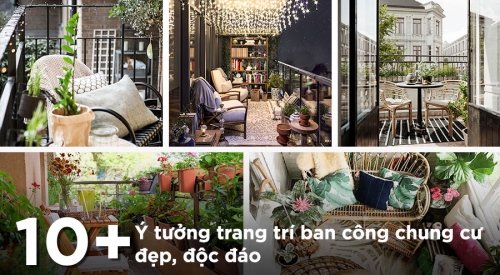 10+ ý tưởng trang trí ban công chung cư đẹp và độc đáo không nên bỏ qua