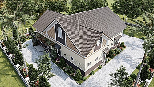 20+ Mẫu biệt thự nhà vườn mái Thái đẹp, thiết kế hiện đại 2026