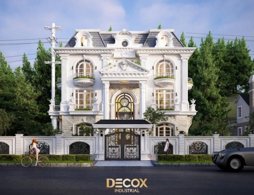 99+ Mẫu biệt thự tân cổ điển đẹp, thể hiện không gian sống đẳng cấp