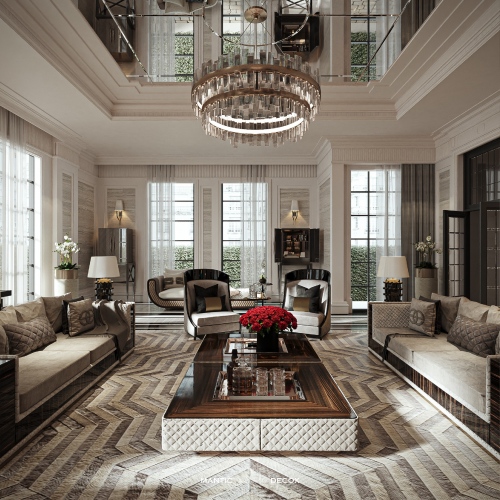 Phong cách bán cổ điển là gì? Đặc điểm thiết kế nội thất bán cổ điển