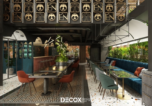 Thiết kế nội thất nhà hàng Én 290m2