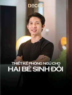 Thiết kế phòng ngủ cho 2 bé sinh đôi