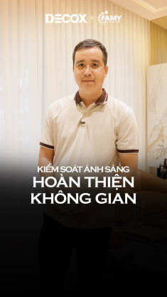 Kiểm soát ánh sáng hoàn thiện không gian