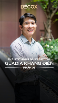 Phân tích mặt bằng biệt thự Gladia Khang Điền - Phần 03
